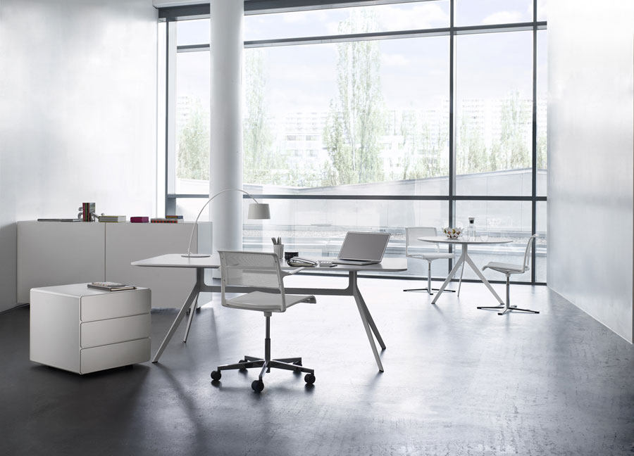 What is the style of modern office furniture?